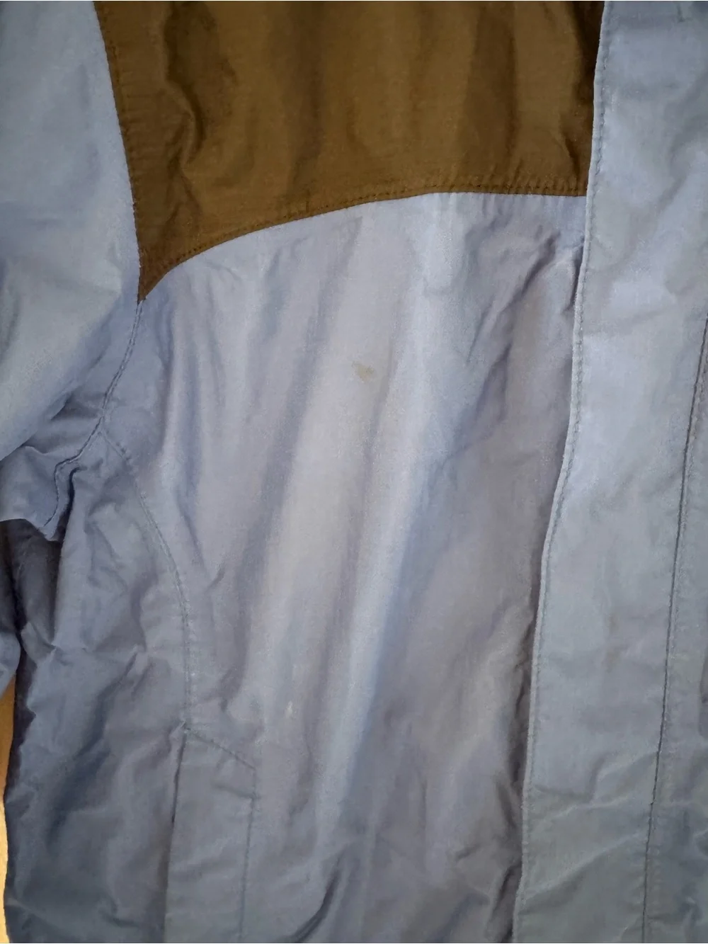 The North Face Kids' Blue & Black Hooded raincoat jacket
